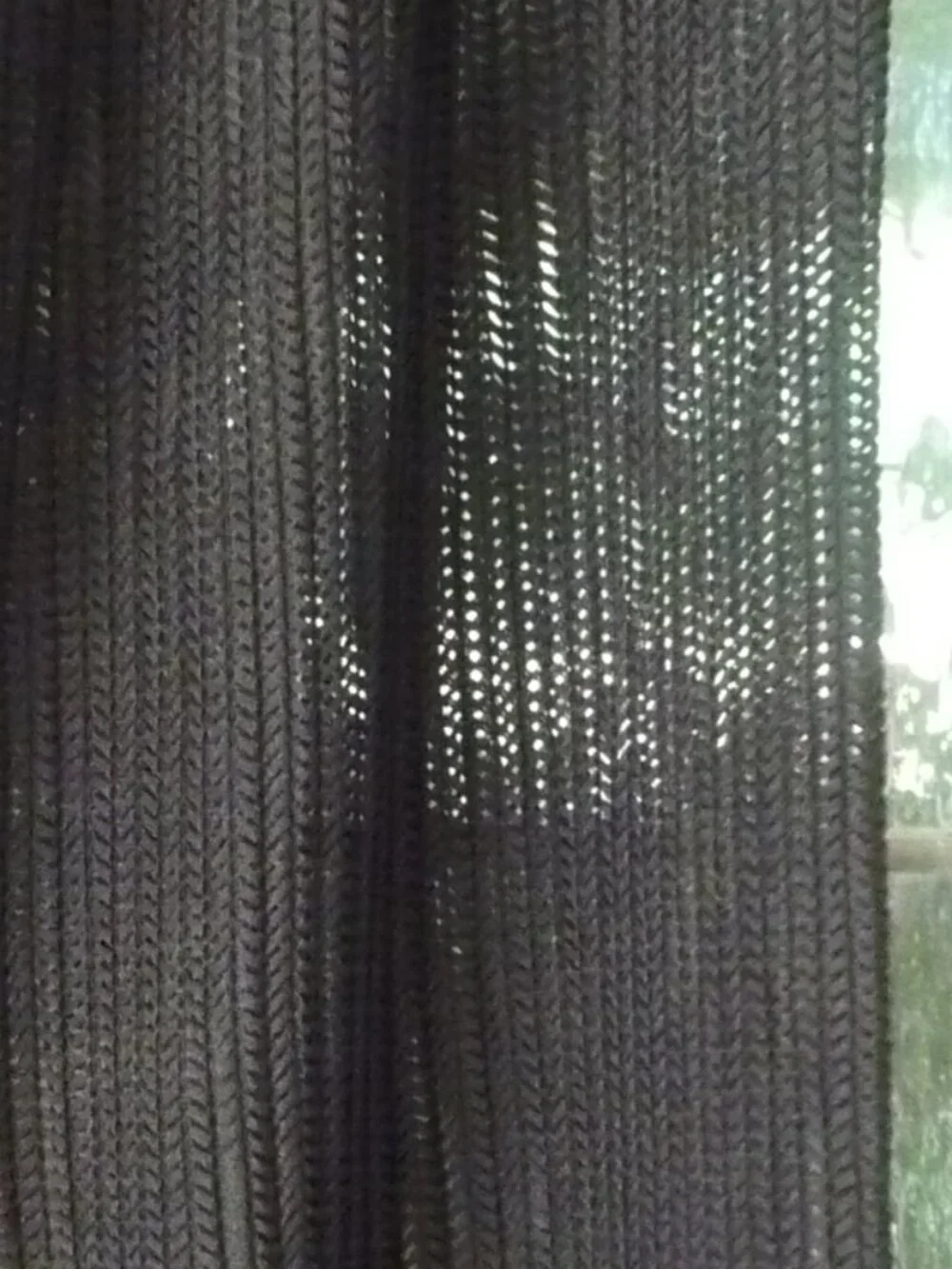 BLACK SHEER SWIM COVERUP PANTS 1X
